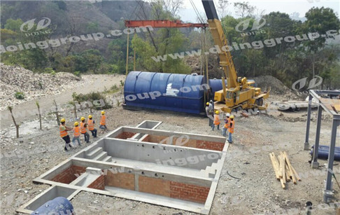  Installing pyrolysis plant in Guatemala