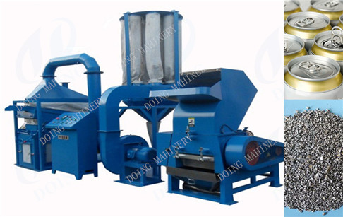 Aluminum recycling equipment