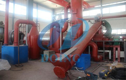  Continuous automatic recycling tyre oil plant