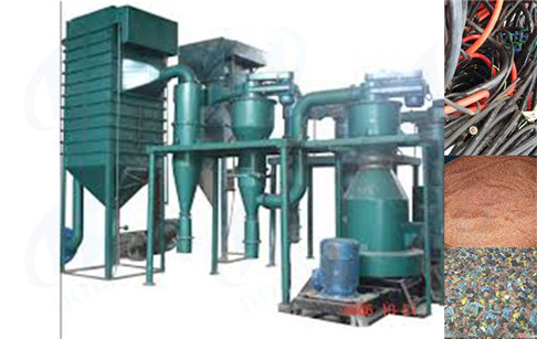 Copper cable  wire recycling machine 