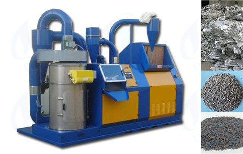 Aluminum recycling machinery