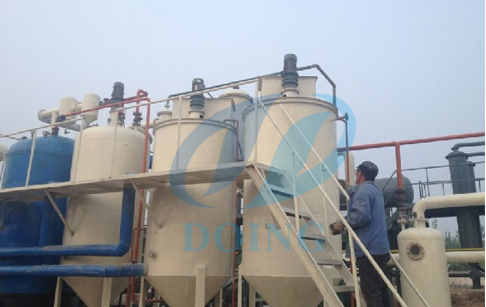  Used oil to diesel distillation plant