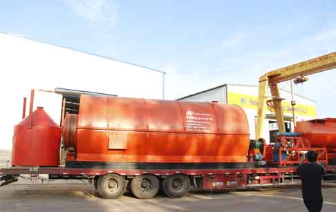 The 22th waste tyre recycling pyrolysis plant delivered to Mexico