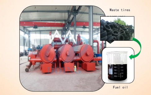  Continuous model waste tyre pyrolysis plant