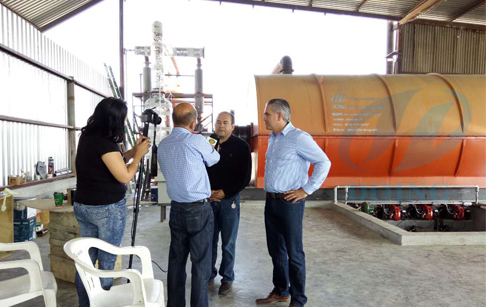 Fully continuous process tyre pyrolysis plant installed in Mexico by reported video