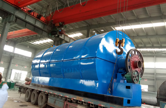 12T continuous waste tyre pyrolysis plant delivered to Czech