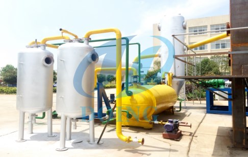 Waste tire pyrolysis continuous machine for sale