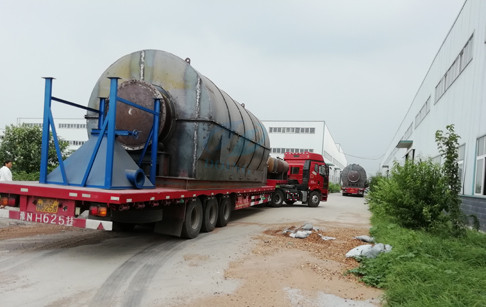 2 sets 12T/D waste tyre to fuel oil plants delivery to Guangdong customer