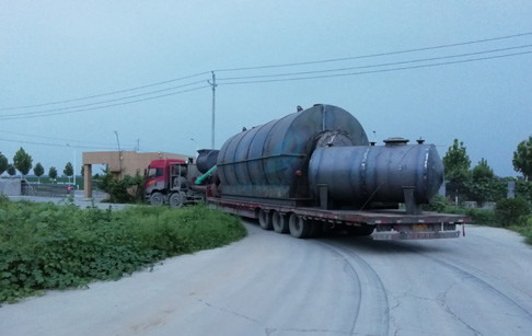 12t/d used tyre pyrolysis plant sent to sanmenxia