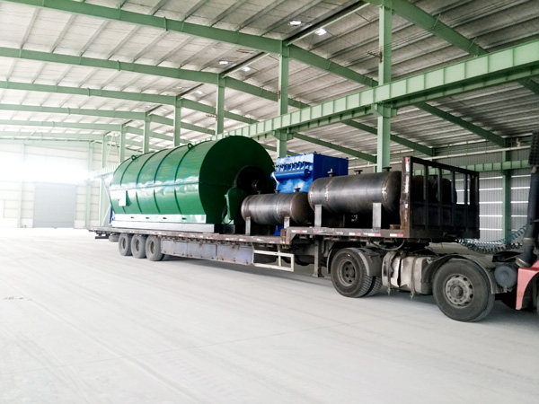 6 sets 12t/d used tyre pyrolysis plants successfully installed in hunan