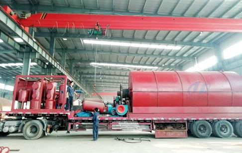 Waste plastic pyrolysis plant and waste oil refining plant delivered to Columbia