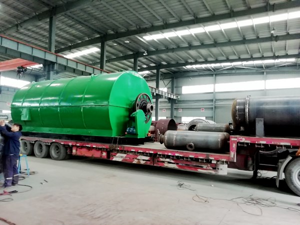 2 sets tyre to oil plants successfully delivered to jiangsu in china