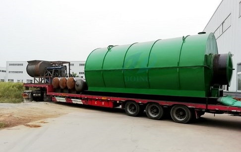 2 sets tyre to oil plants successfully delivered to Jiangsu, China