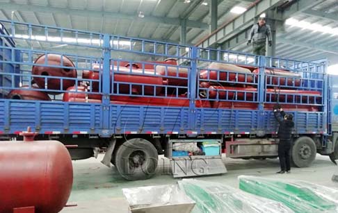 Waste tyre to oil pyrolysis machines delivered to Nigeria