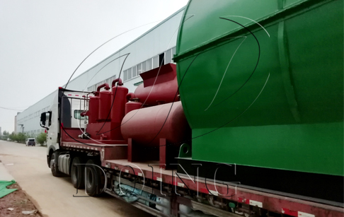 2 sets of waste tyre oil extraction machines delivered to Guangdong, China
