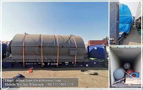 10TPD waste tyre pyrolysis machine ready for shipment to India