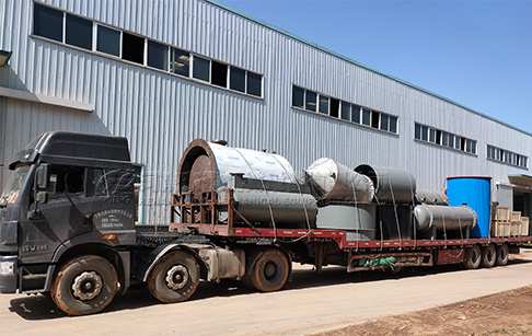5TPD tyre oil to diesel plant shipped to Burkina Faso