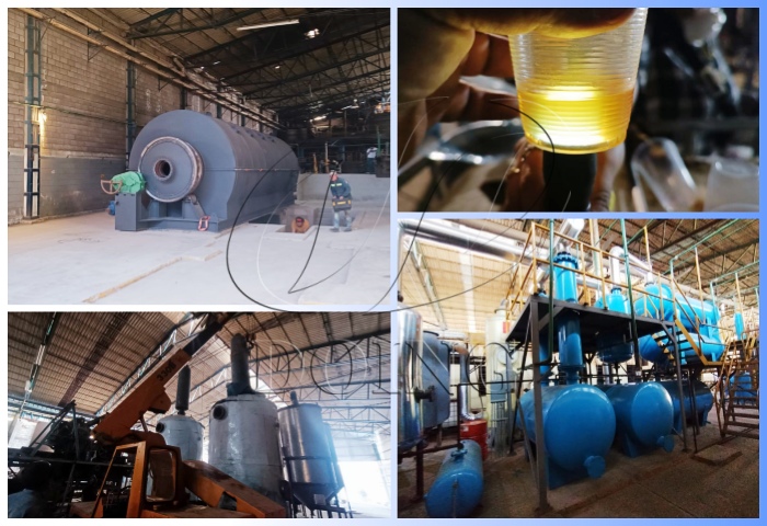 plastic pyrolysis distillation unit in Mexico