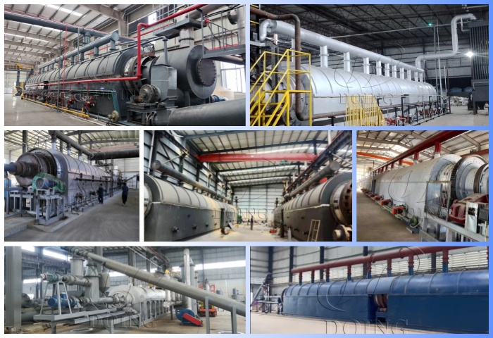 Projects of DOING continuous pyrolysis machines