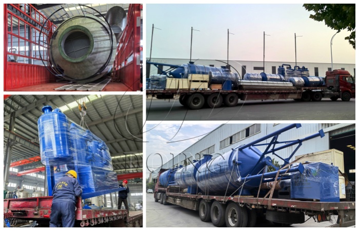 Continuous pyrolysis plant delivered to India