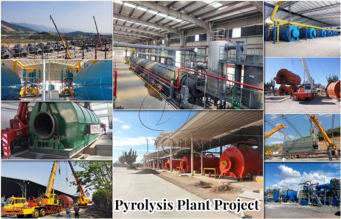 Waste tire pyrolysis unit in Brazil