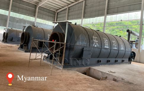 DOING Three 15-ton Batch Tire Pyrolysis Units in Myanmar On-site Installation Experience DOING Three 15-ton Batch Tire Pyrolysis Units in Myanmar On-site Installation Experience
