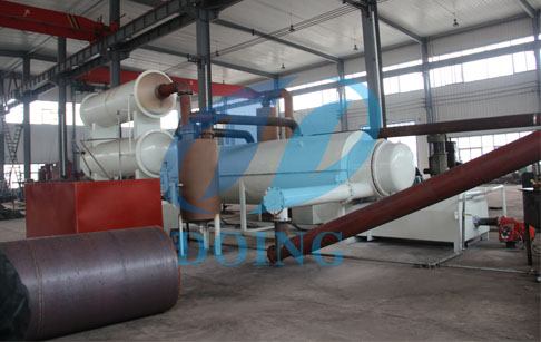 tyre pyrolysis plant