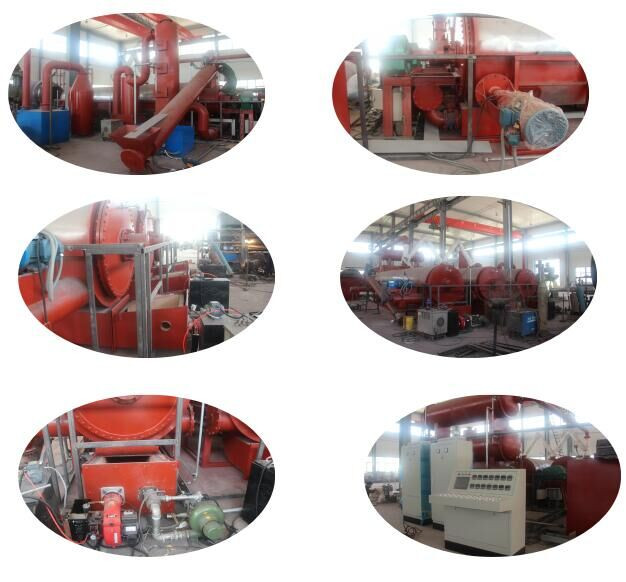 Picture show of continuous plastic pyrolysis plant